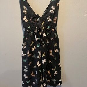 Wild Fable Romper with butterfly print.